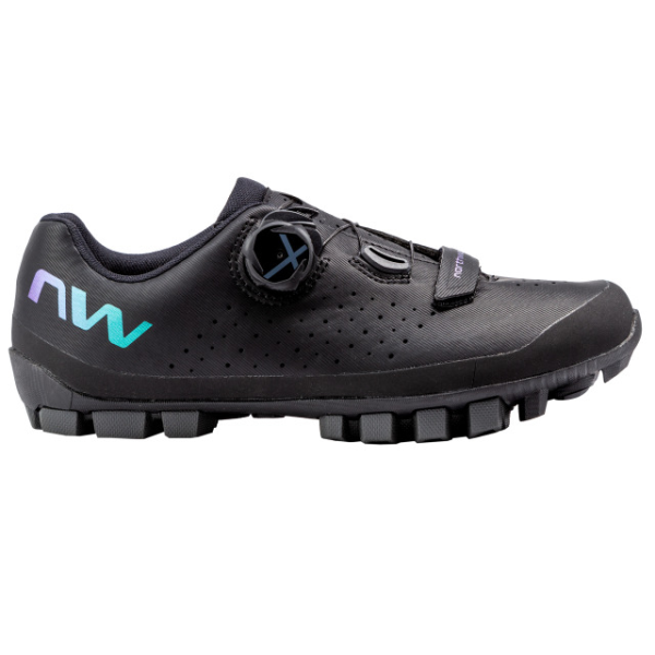 Northwave Schuhe Hammer Plus Woman, 36, SS26, Black/Iridescent