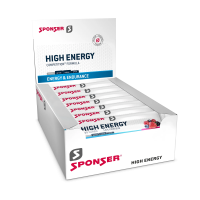 Sponser HIGH ENERGY BAR, Berry, Display 30 x 45g