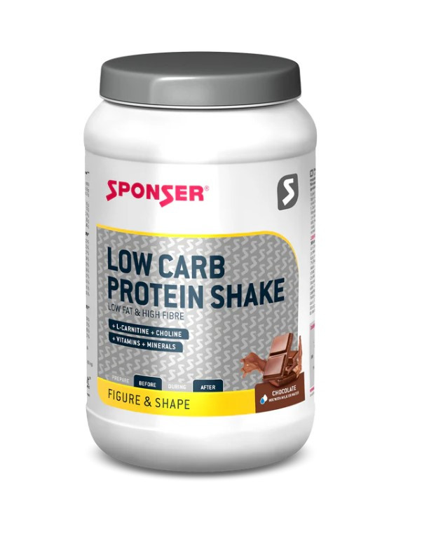 Sponser Low Carb Protein Shake, Chocolate, Dose 550 g 