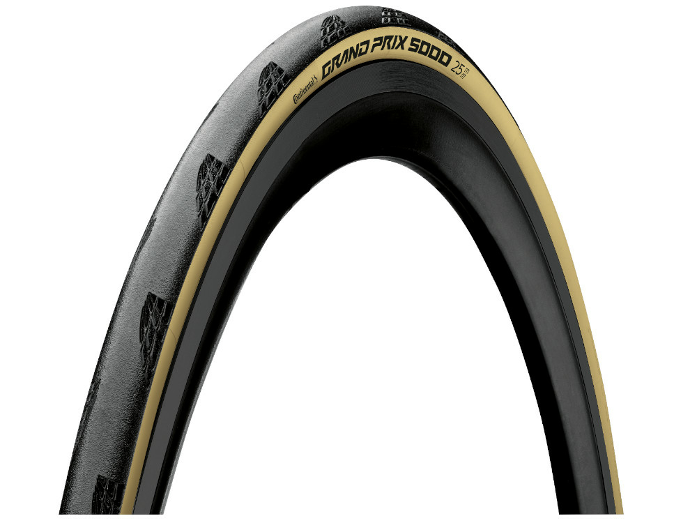 Continental Grand Prix GP 5000 Cream 700x25C, 25-622, cream, faltbar, BlackChili