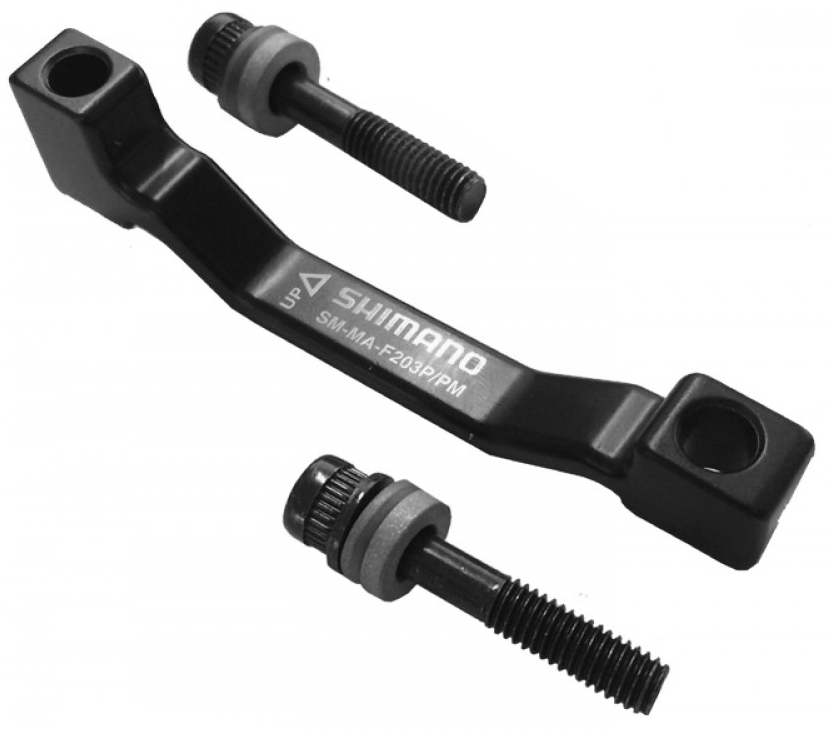 Shimano Scheibenbremsadapter PM 203/203mm VR/HR, SMMAF203PPM 203mm Post/Post