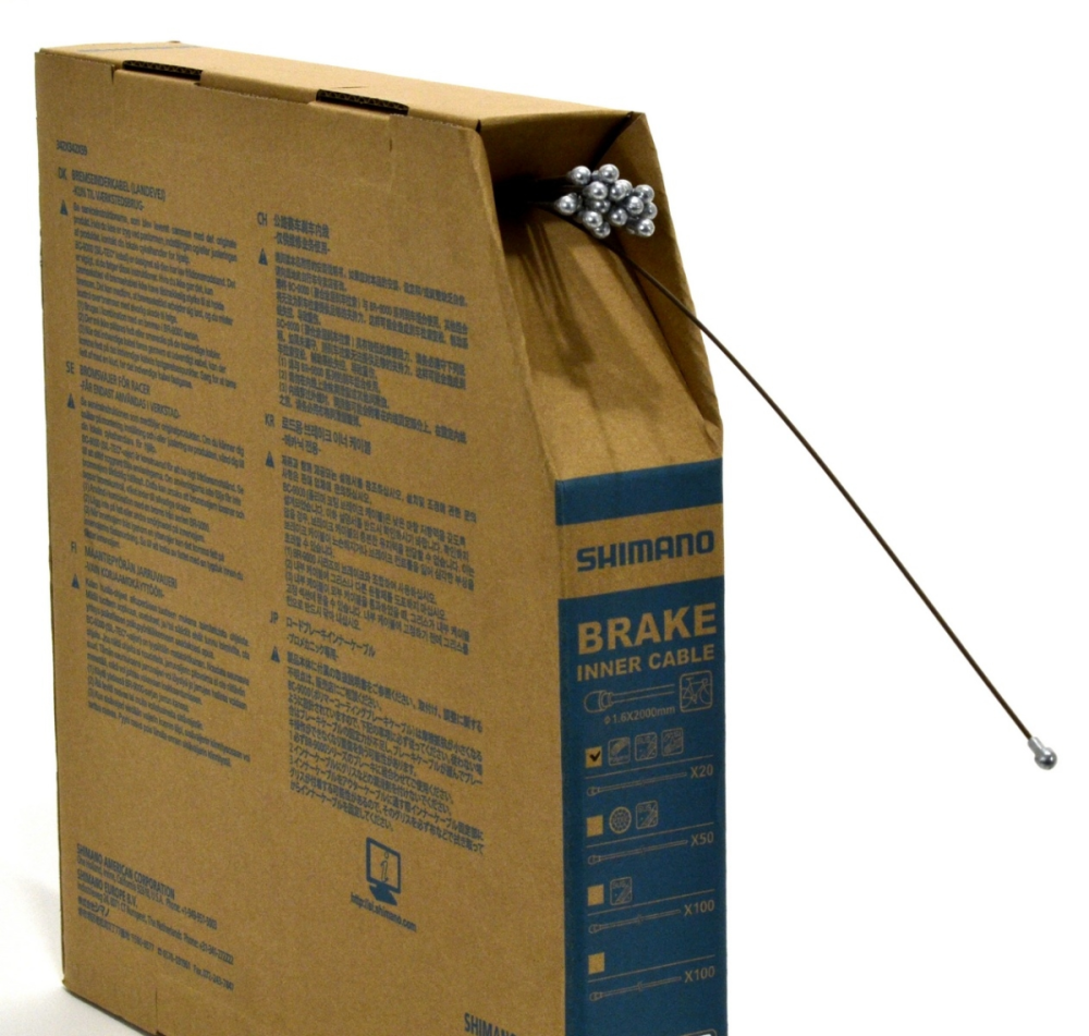 Shimano Dura Ace Bremszüge POLYMER 1,6x2000mm, Y-8YZ 98051, Karton 20 Züge