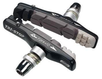 BBB Bremsschuh Tristop Shimano V-Brakes MTB Cartridge, 3-Color, 3-Contour, 50 Paar
