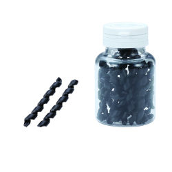 BBB Rahmenschutz Silicon für Kabel 4-5mm, 25 Stück schwarz