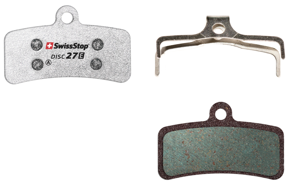 SwissStop Bremsbelag Disc 27E Shimano/TRP Disc E, 1 Paar, BR-M820/810, BR-M640, Quadiem/SL/Slate T4