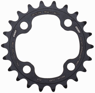 BBB BBB Kettenblatt Round About 4 BCR-06, 22 Zähne, 64mm, schwarz