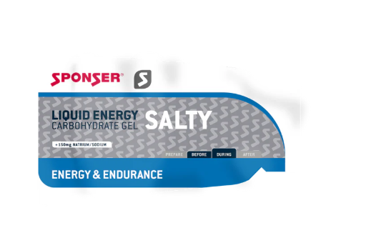 Sponser LIQUID ENERGY SALTY, Display 40 x 35g Sachet 