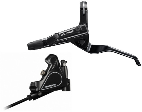 Shimano Road 18 DISC Brake Set VR 1000mm Flat Bar, BL-RS600L  FLAT MOUNT  mit BR-RS405F