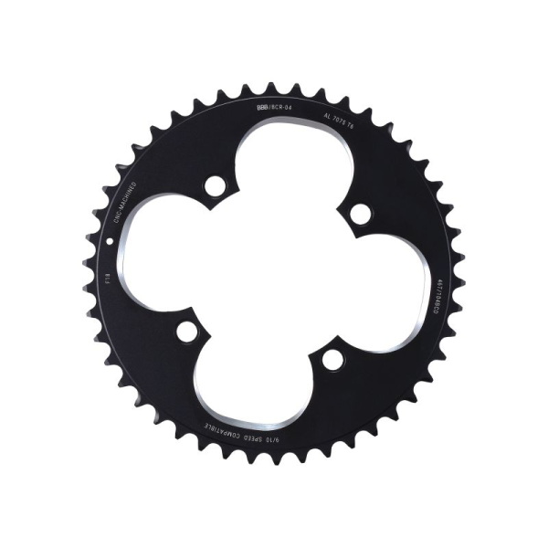 BBB BBB Kettenblatt Round About 4 BCR-04, 34 Zähne, 104mm, schwarz