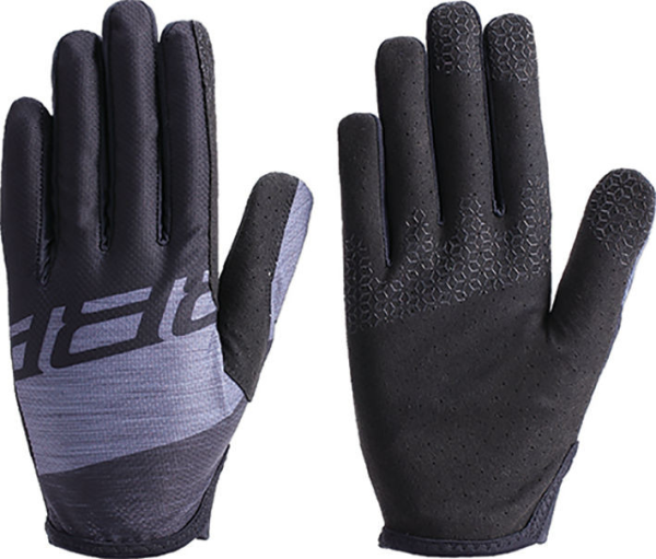 BBB Handschuhe Sommer LiteZone lange Finger, unisex, MTB schwarz-grau  XL