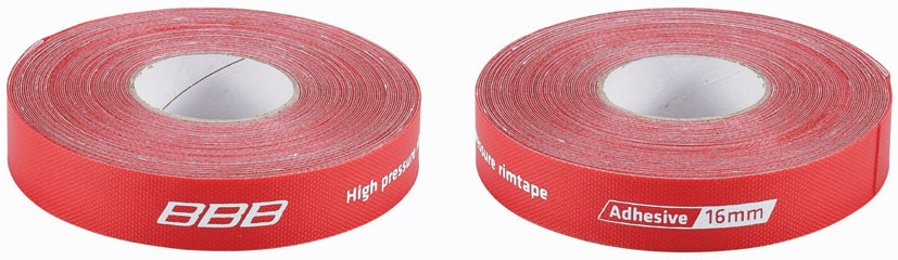 BBB RIMTAPE HP ADHESIVE 25MMX10M RED