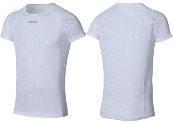 BBB Unterleibchen kurz Arm XS / S weiss, MeshLayer