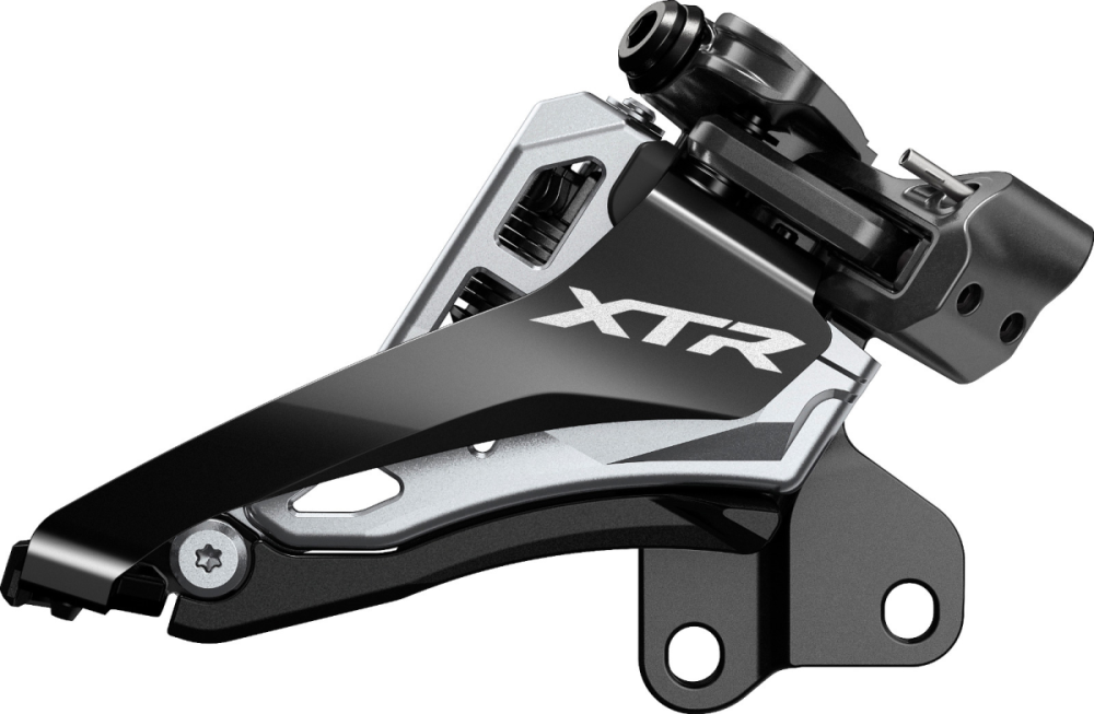 Shimano XTR Umwerfer 2-FACH E-Type , FD-M9100E6, *SIDE Swing*, Front-Pull