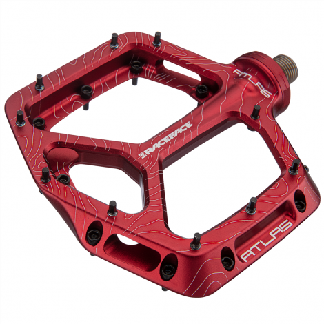 Race Face Hardgoods Atlas Pedal V2 red,one size