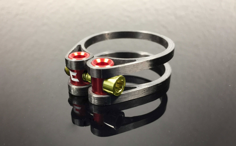 Phenum by Ceetec ceetec Sattelklemme rot, 34.9mm, 14.3mm, Gold, mit Box