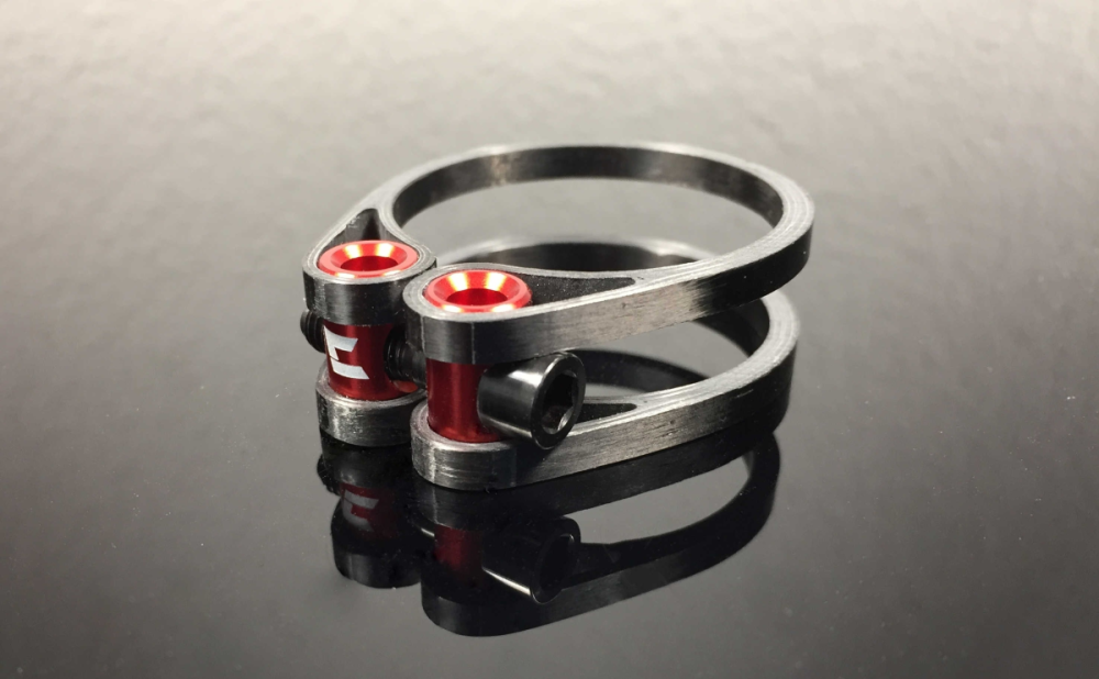 Phenum by Ceetec ceetec Sattelklemme rot, 34.9mm, 16.8mm, Schwarz, mit Box