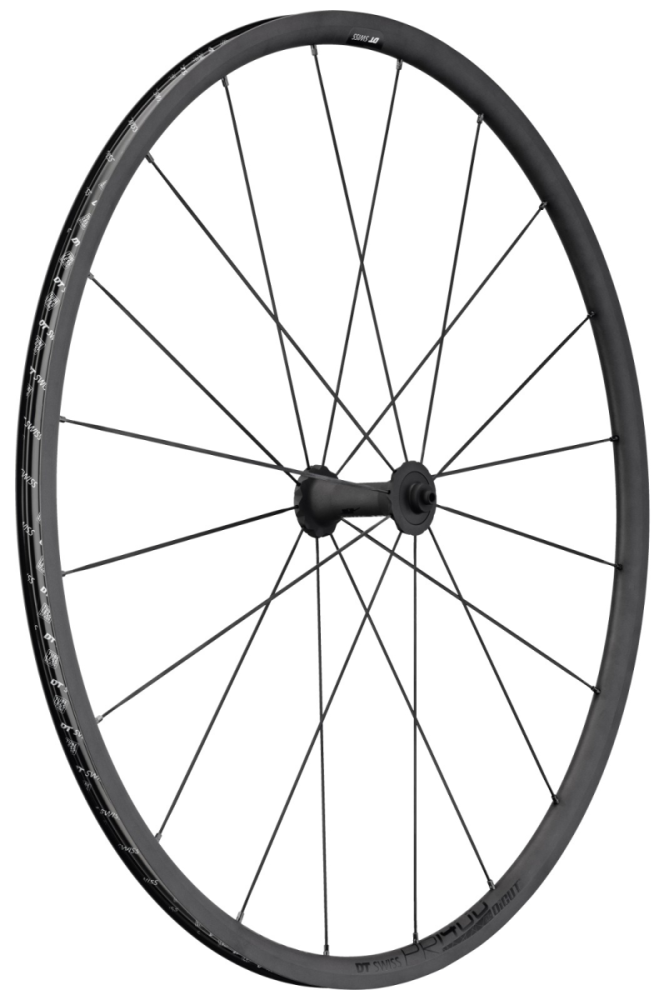 DT Swiss Laufrad PR 1400 DICUT OXiC 100/5mm, Clincher, schwarz