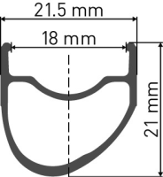 DT Swiss PR 1400 Dicut 21 OXIC Hinterrad, Mod. 18, 5x130mm 18mm Shimano 11-fach