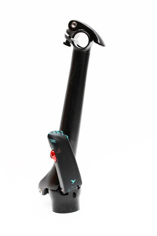 TERN Bikes HANDLEPOST, PHYSIS T-BAR 3D,W/ LATCH KIT BRUSHED BLACK, l:290,  neu H9014A