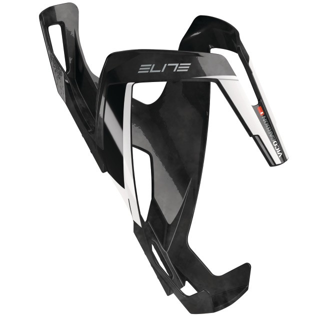 Elite Bidonhalter Vico Carbon glossy schwarz-weiss