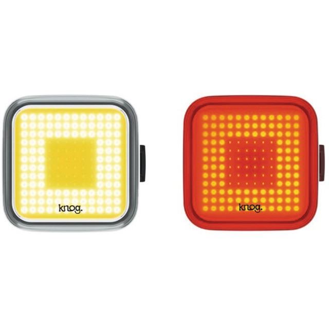 Knog Lichtset Blinder Square twin pack black