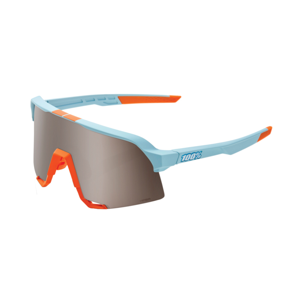 100% Brille S3 Soft Tact Two Tone-HiPER Silver