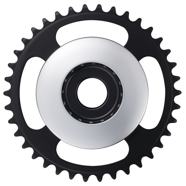 Shimano STEPS Shimano Kettenblatt STEPS SM-CRE61 44 Zähne einfacher Hosenschutz Box