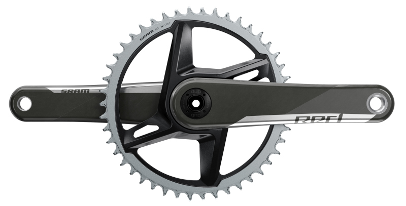 SRAM Crankset Red eTap AXS 1x DirectMount  DUB  natural carbon,172.5mm/40t