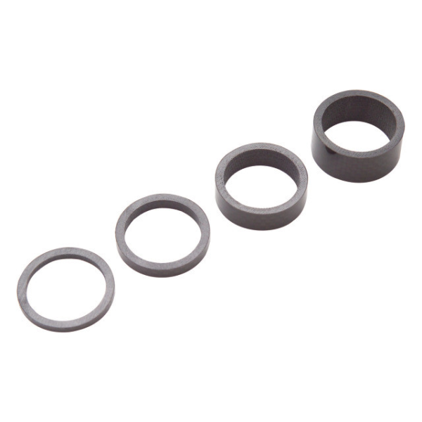 Pro Steuersatz-Spacer 28.6 mm carbon Set 3, 5, 10, 15 mm schwarz