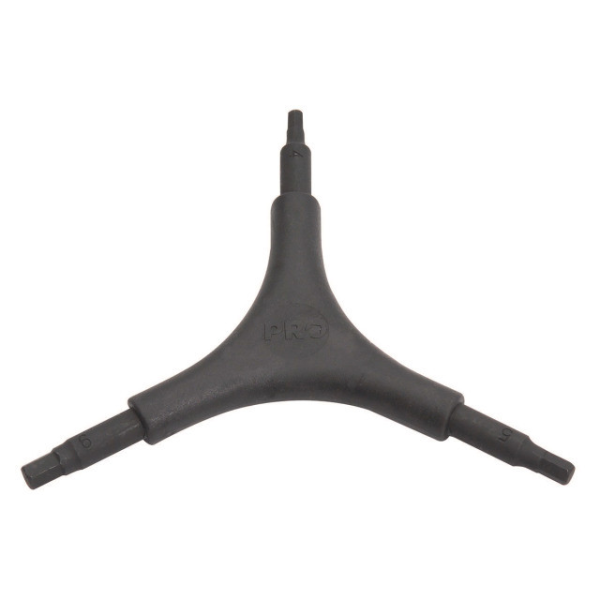 Pro Dreiarminbusschlüssel 4/5/6 mm schwarz