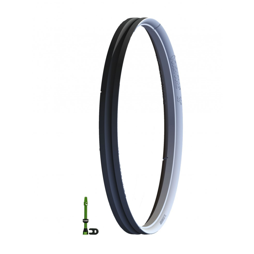 CushCore Pro Single 650B. 1 x CushCore Insert 650B, 1 x CushCore Tubeless Air Valve Tubeless.
