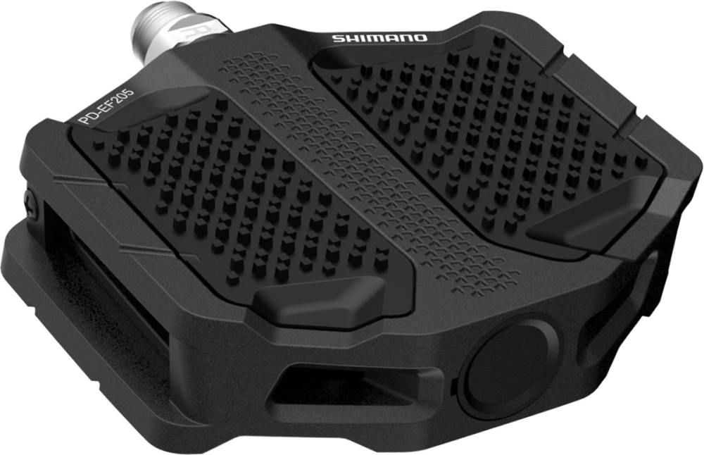 Shimano Urban Pedal E-Bike/Trekking, PD-EF205L Flat Pedal Friction schwarz