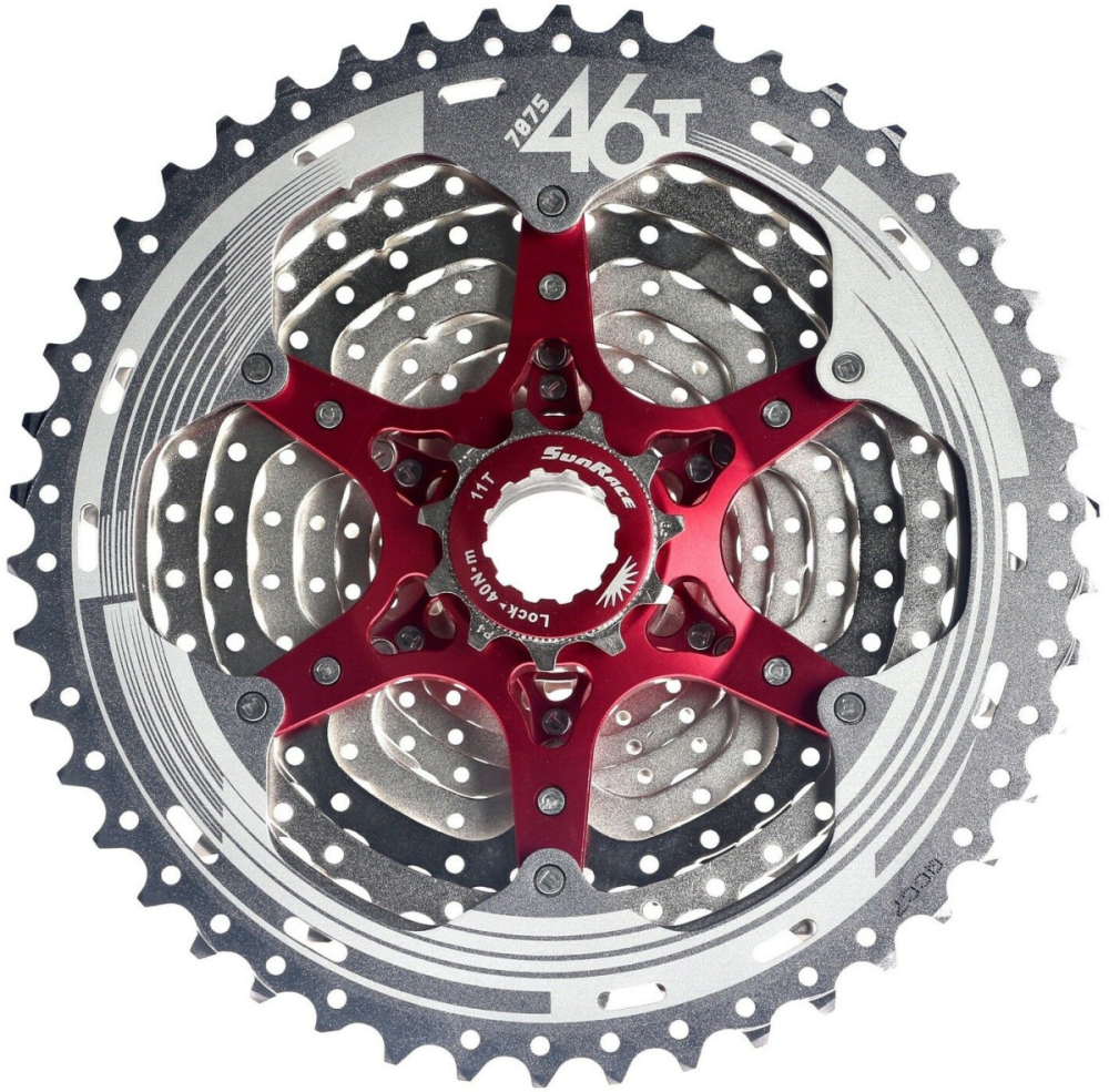 SunRace MX 20 Kassette 11-46, CSMX8, metallic, 11-fach