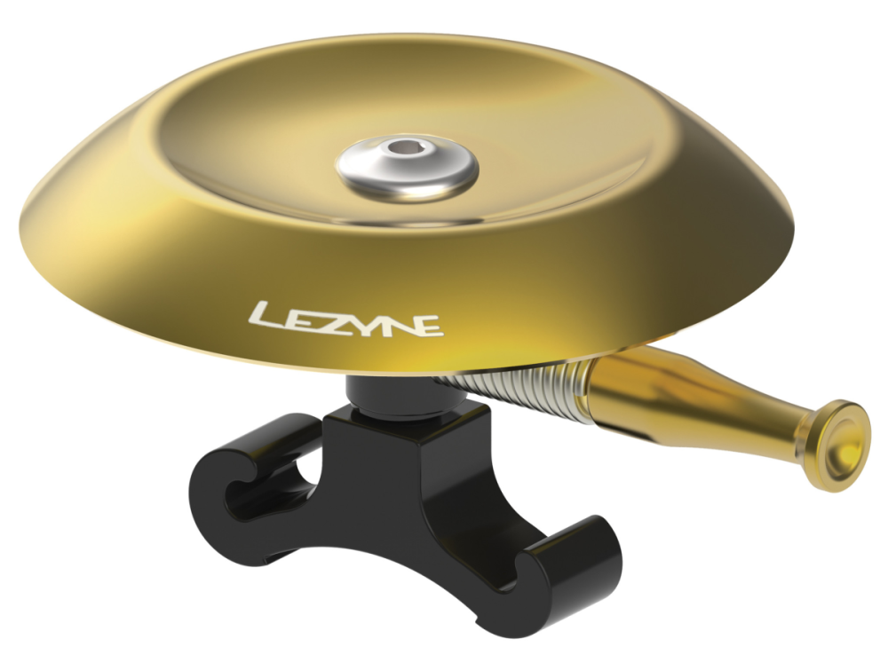 Lezyne Classic Shallow Brass Bell Gold/Black