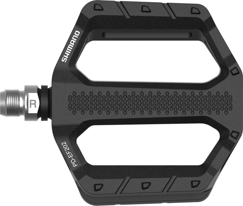 Shimano Urban Pedal E-Bike/Trekking, PD-EF202L Flat Pedal Pins schwarz