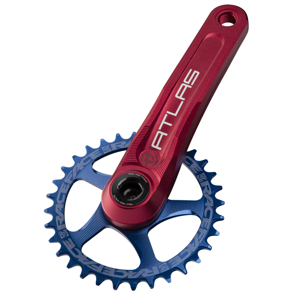 Race Face Atlas Cinch Crankarm (RF136) red,170mm