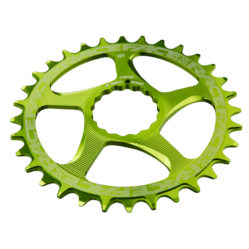 Race Face Direct Mount N/W Chainring 10-12SPD excl. SHI12SPD green,32T