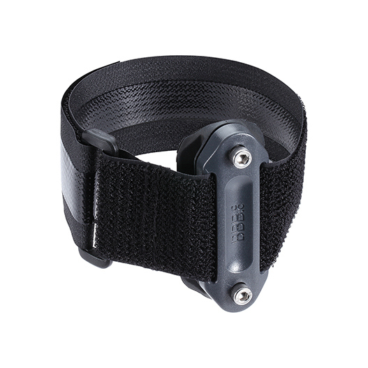 BBB Universalhalter Montage Bidonhalter grau Gummi-Befestigungsfläche, breiter Velcro
