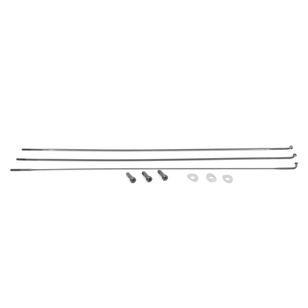 Zipp Spoke and Nipple 274mm CX-Ray J-Bend Qty 3 black