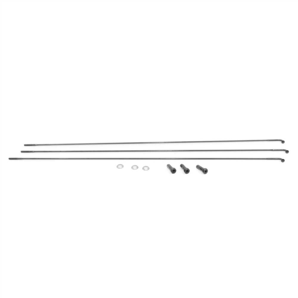 Zipp Spoke and Nipple 284mm D-Light J-Bend Qty 3 black