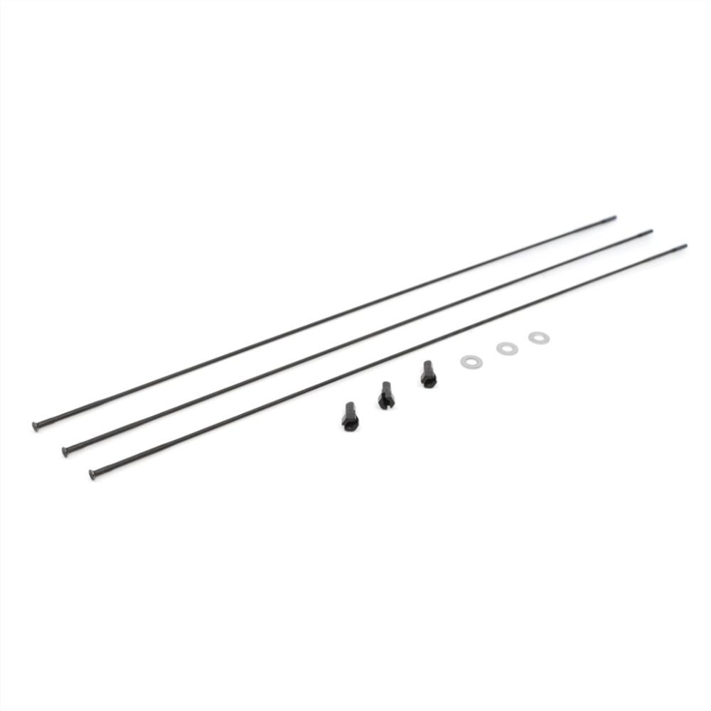 Zipp Spoke and Nipple 307mm Straight Roam 60 29 Qty 3 black