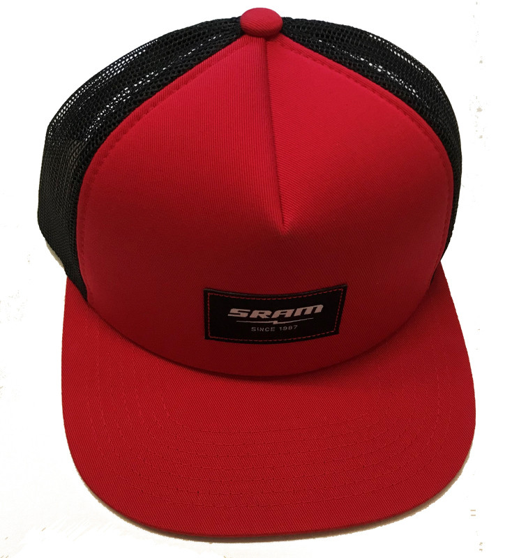 SRAM Mesh Trucker Cap Red-Black