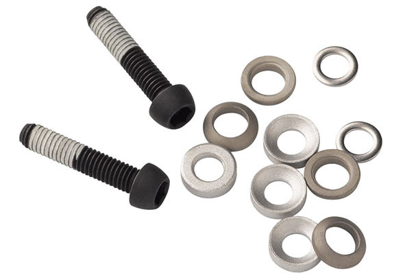 SRAM Adapter / Bremssattel Schrauben Kit Titan T25 15mm 2Stk FlatMount, Sram