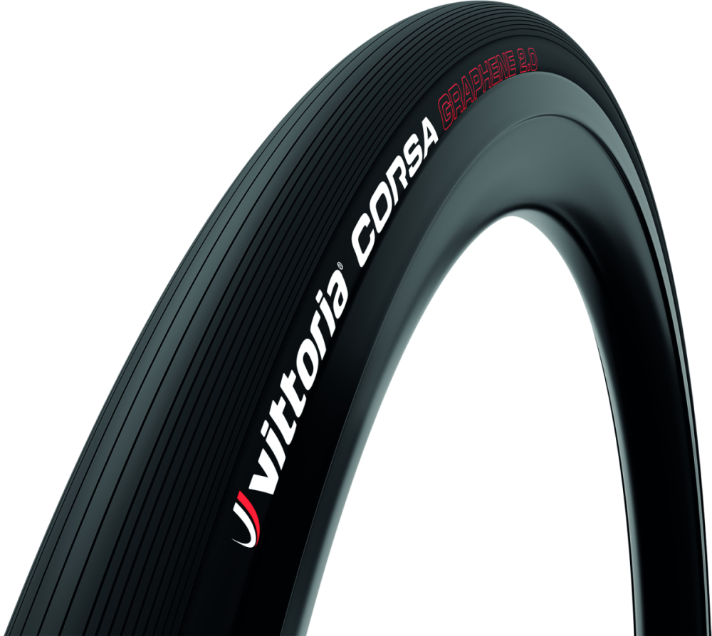 Vittoria Faltreifen Corsa TLR, 700x25C, Graphene 2.0, faltbar, schwarz, TL-Ready