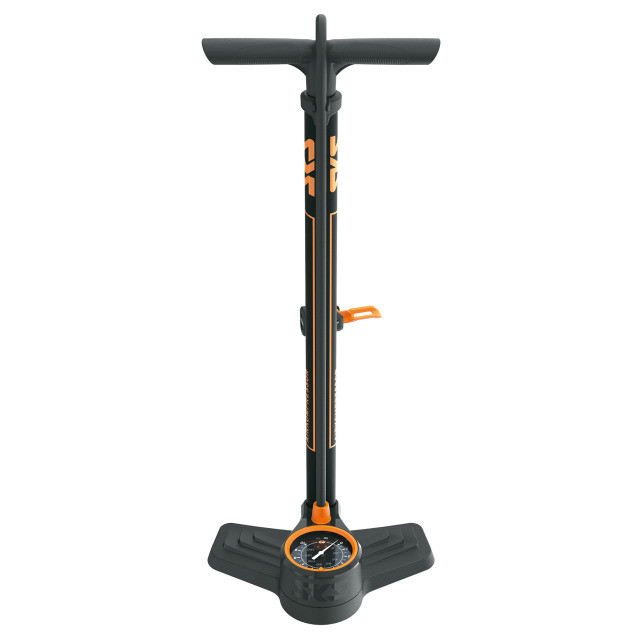 SKS SKS Standpumpe Airkompressor 10.0 Stahl Multi Valve schwarz/orange