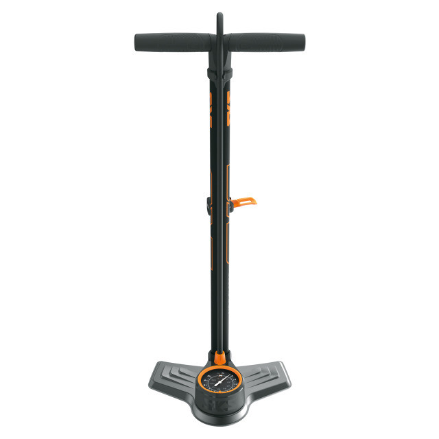 SKS SKS Standpumpe Air-X-Plorer 10.0 Stahl Multi Valve schwarz/orange