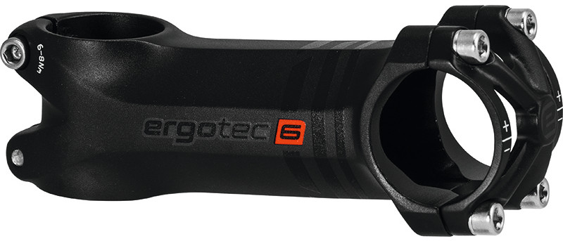 Vorbau Piranha 100mm, Level 6, schwarz sand, 31.8mm, 6°