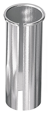 Reduzierhüllse Sattelstütze, silber, 27.2-30.9, 80mm
