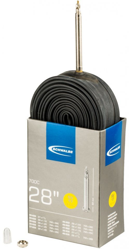 Schwalbe Schlauch Tour Presta, 700x28-45C, SV 17, Ventil 60mm