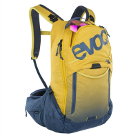 Evoc Trail Pro 16L Backpack, S/M, curry/denim